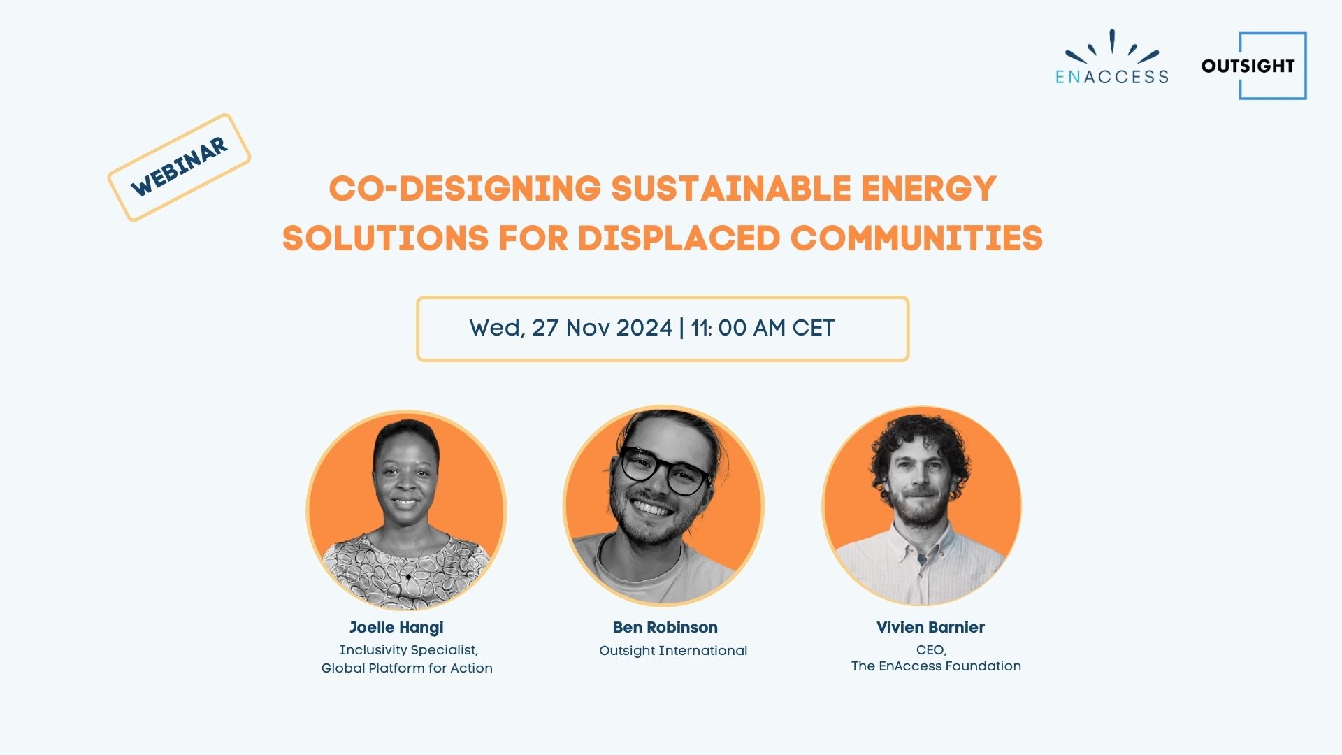 Co-designing sustainable energy solutions for displaced communities